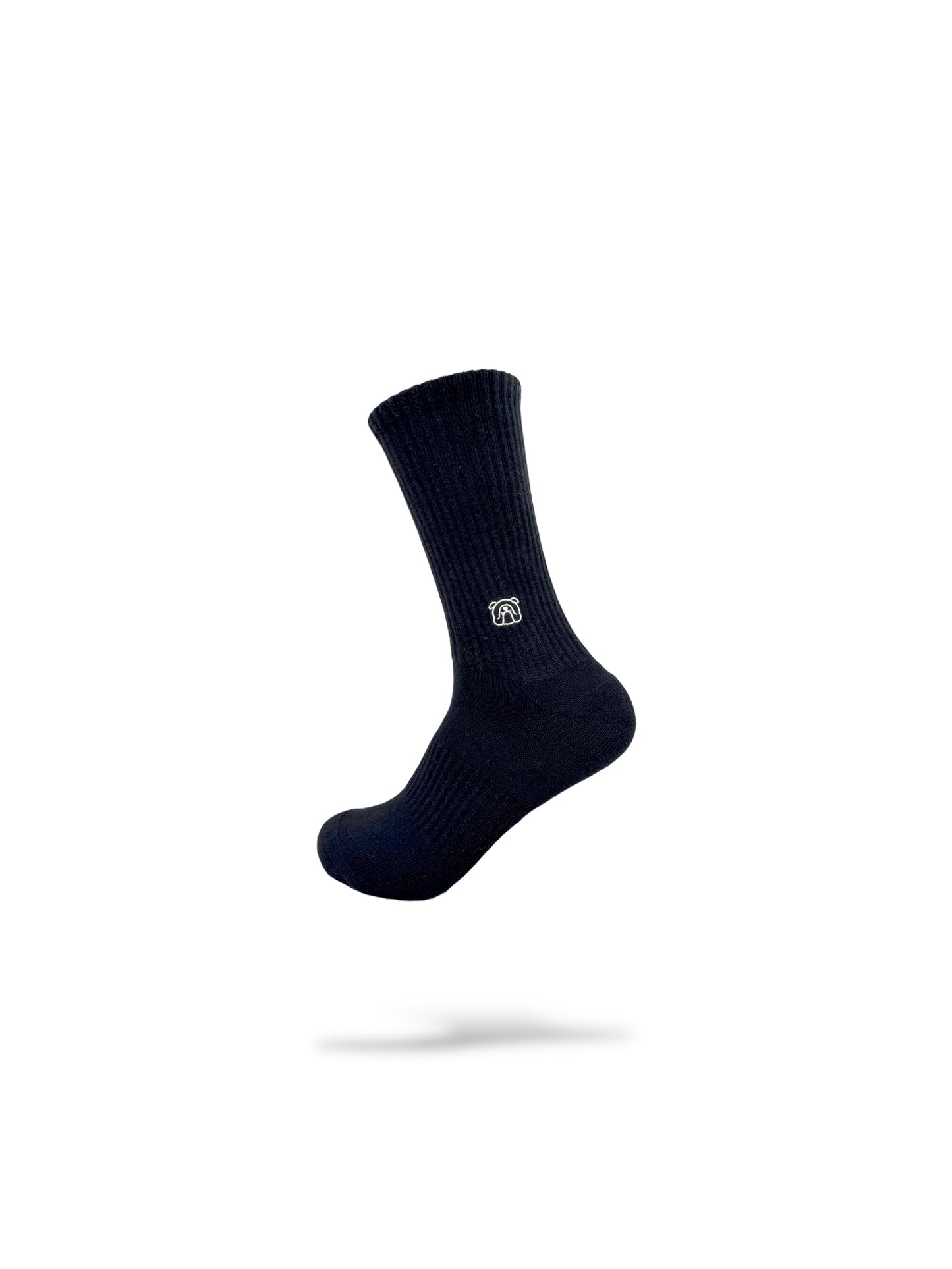 Black premium sb socks with dog face