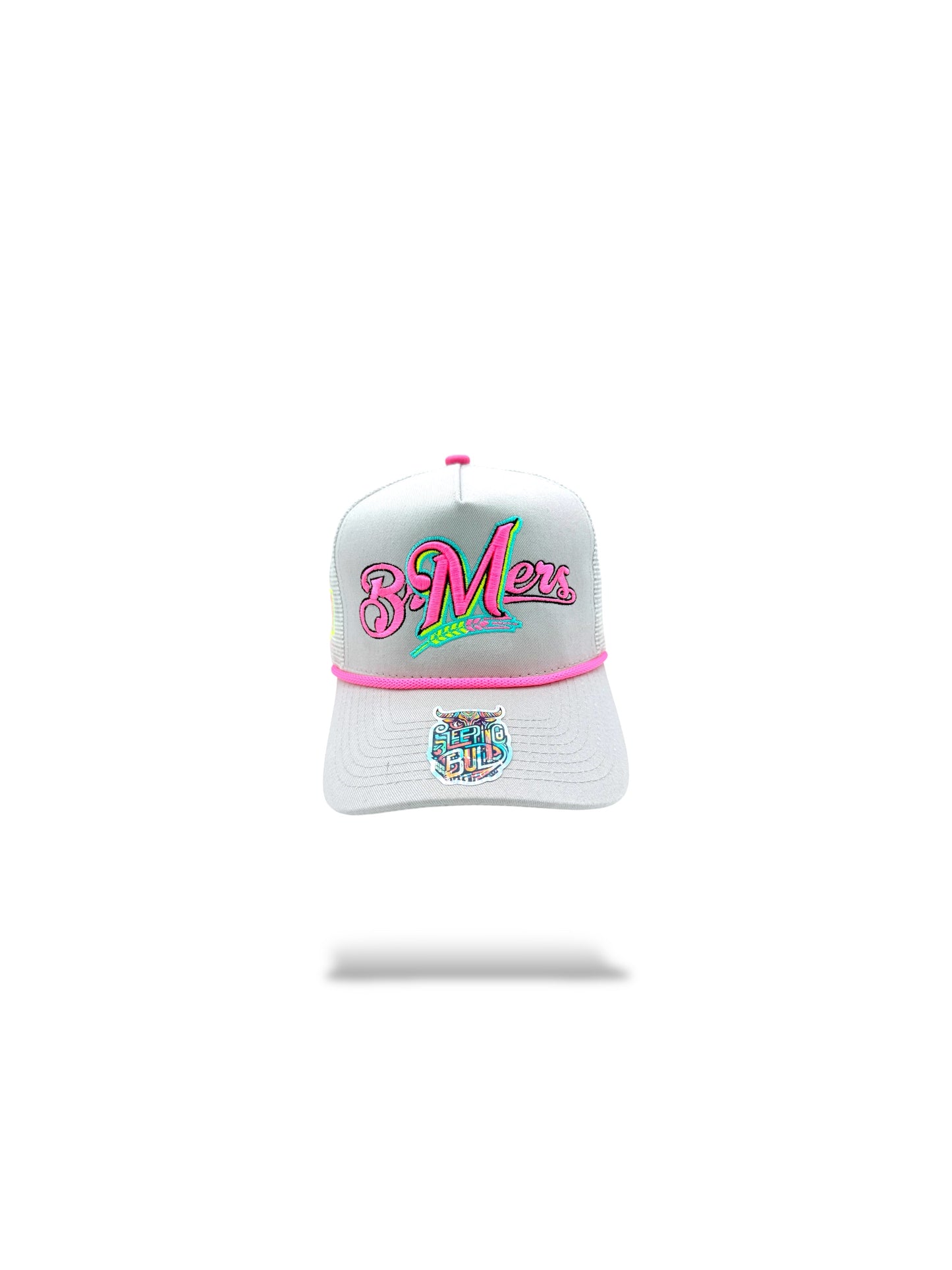 5 panel trucker with mesh