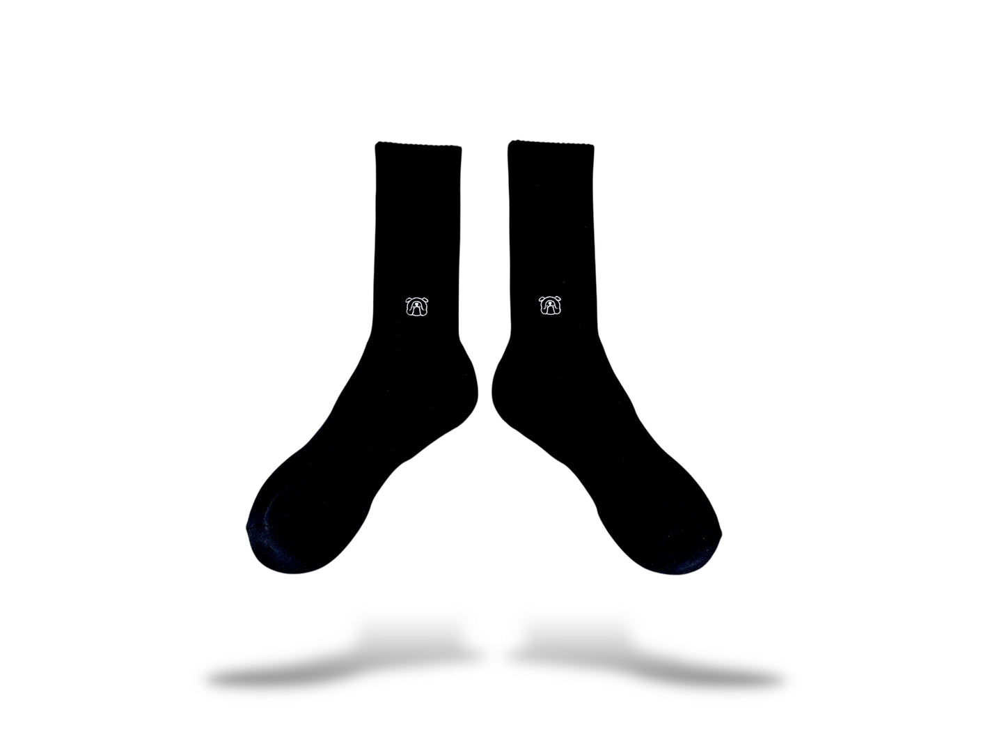 Black premium sb socks with dog face